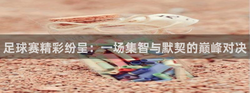 意昂2平台登录：足球赛精彩纷呈：一场集智与默契的巅峰对决