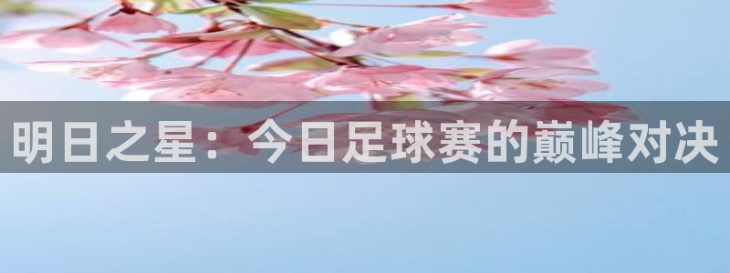 意昂2官方网站：明日之星：今日足球赛