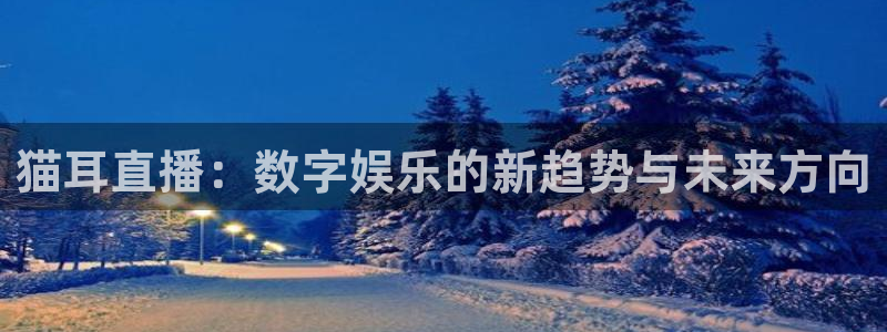 足球录像回放直播吧：猫耳直播：数字娱乐的新趋势与未来方向